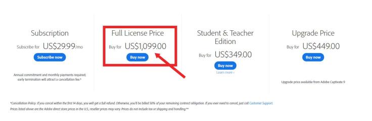 Captivate 9 Pricing Overview