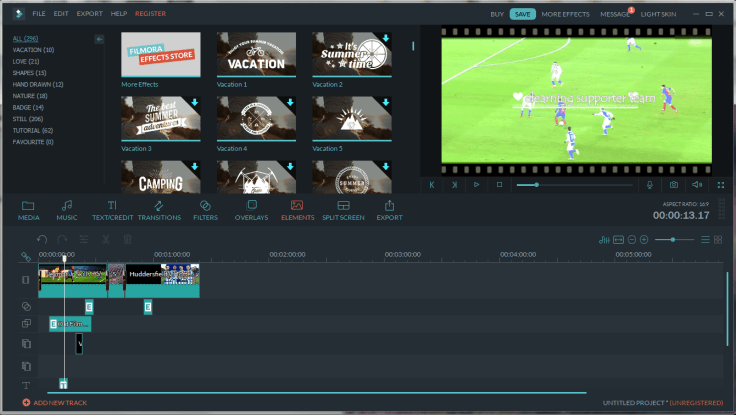 Filmora full feature interface-min
