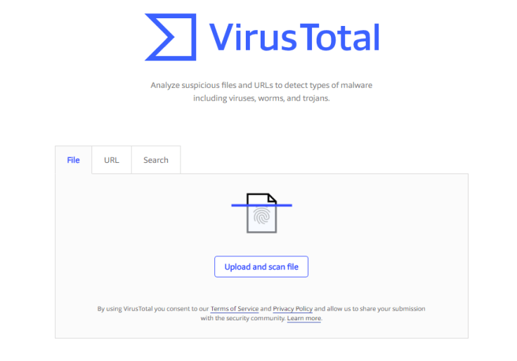 virus check tool