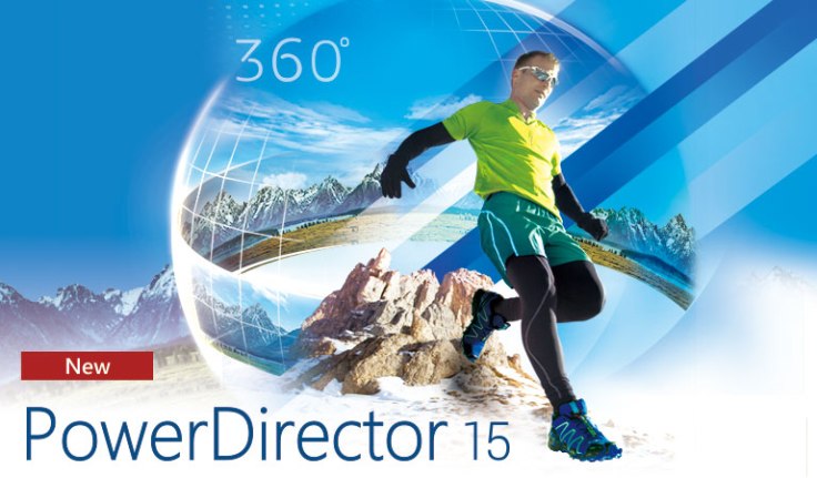 PowerDirector 15 film editing software