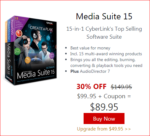 Cyberlink Media Suite Black Friday
