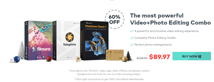 Filmora Video Photo Editing Combo