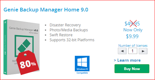 Genie Backup Manager Home 9