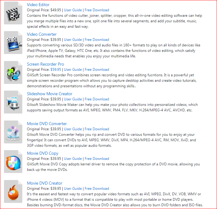 Gilisoft all-in-one toolkit suite 2017-1
