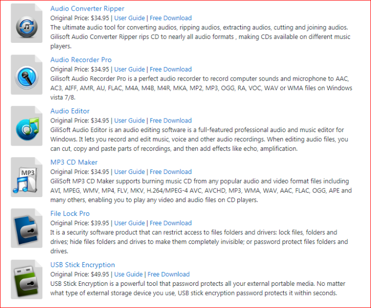 Gilisoft all-in-one toolkit suite 2017-2