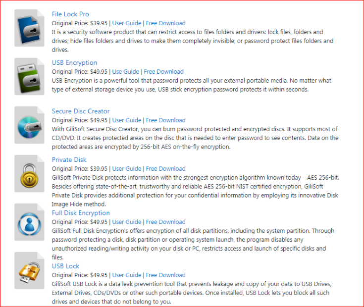 Gilisoft Encrytion Toolkit Suite 2017 Black friday1