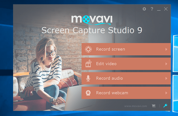 Movavi Screen Capture Studio 9 interface