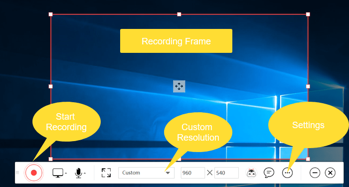 ShowMore Recording Toolbar