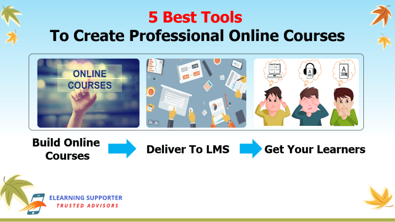 5 Best Tools To Create Professional Online Courses – Elearning Supporter