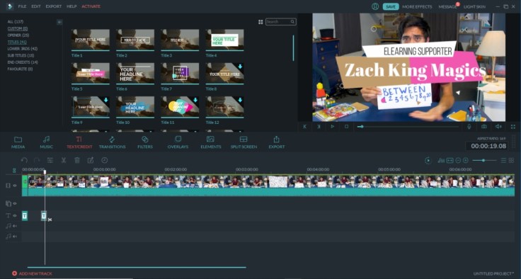 Filmora Video Editing Software is a simple to use program you can try on Windows PC or Mac
