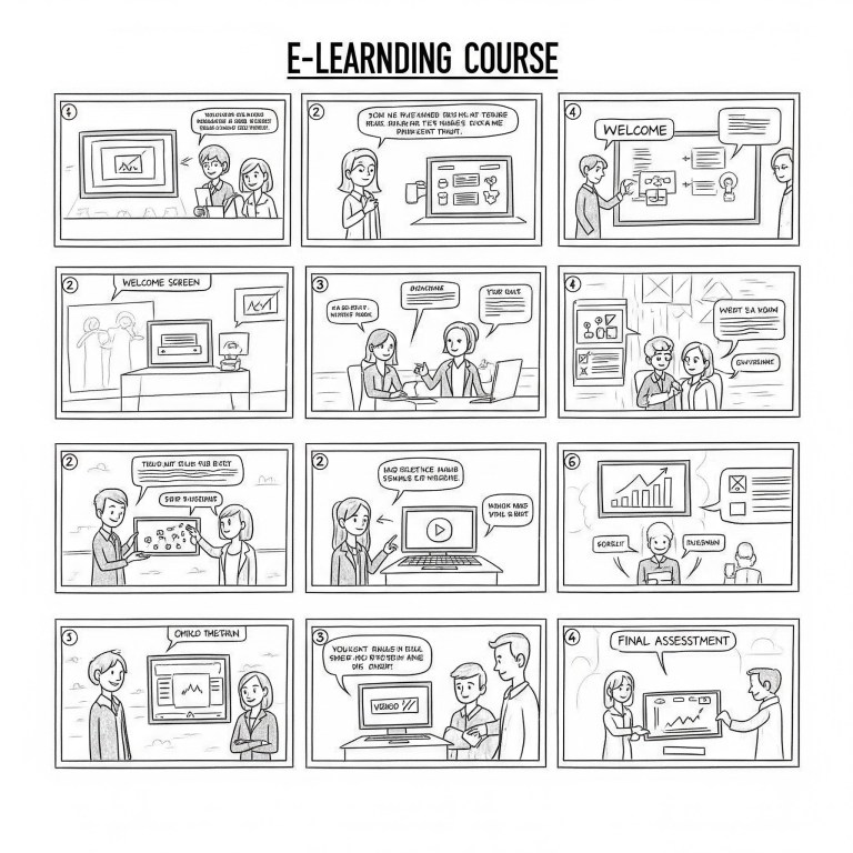 E Learning Module Storyboard 12 Essential Steps for New eLearning Course Creators – Elearning Supporter