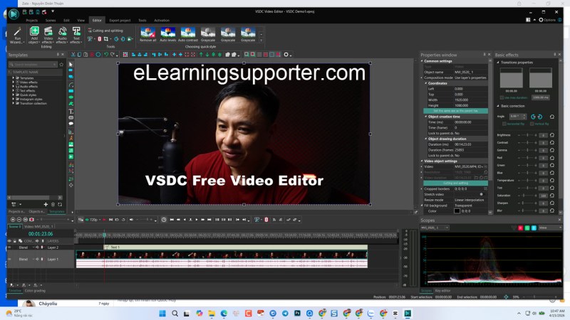 VSDC free video editor