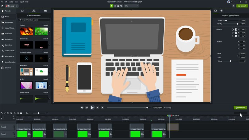Camtasia-2025-editing-workspace